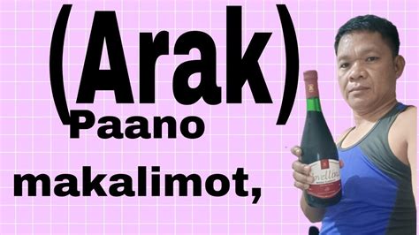 KASANO TI MANGLIPAT ( ARAK) .